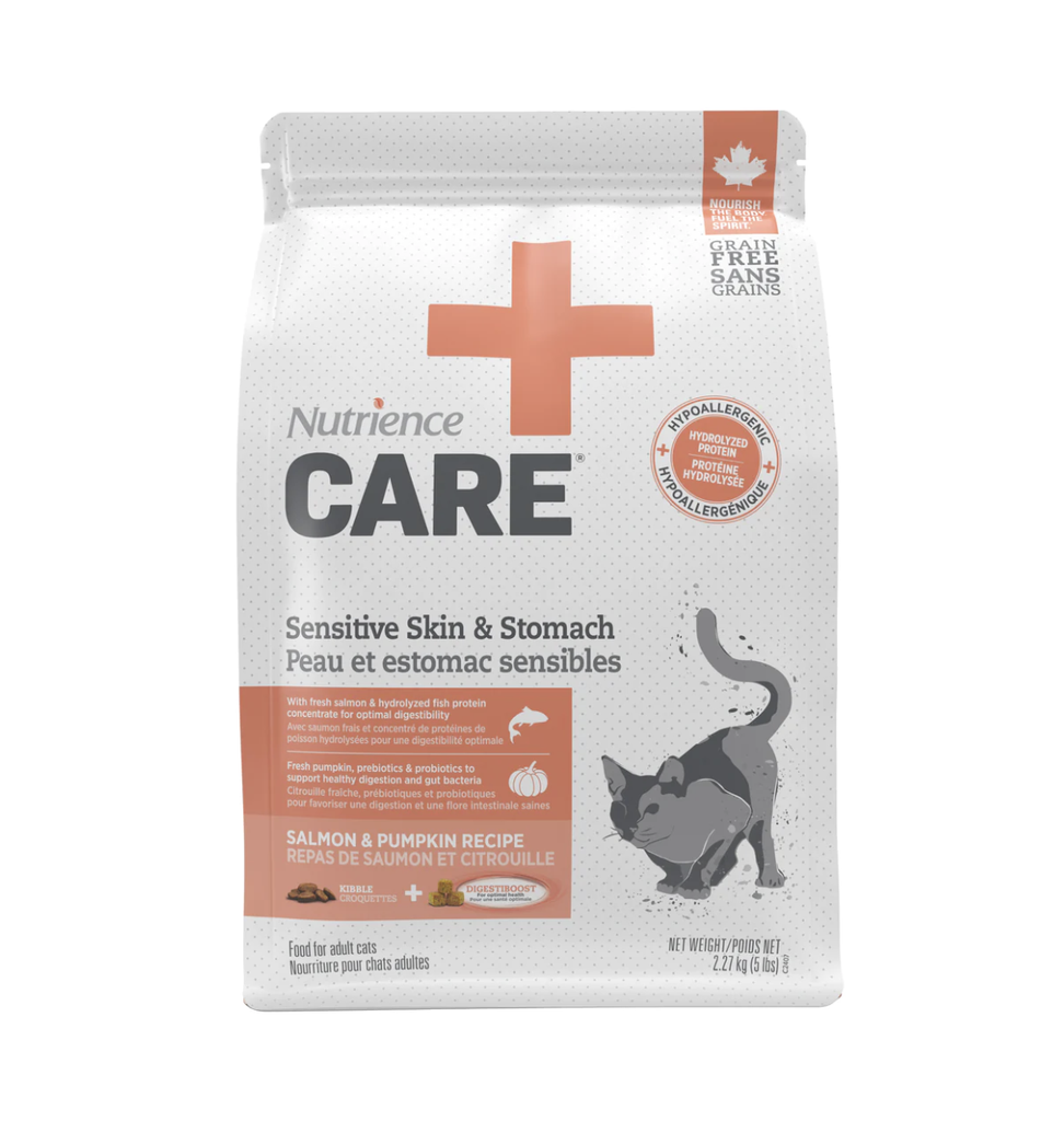 Nutrience Care Sensitive Skin & Stomach – Hypoallergenic Cat - 2.27kg
