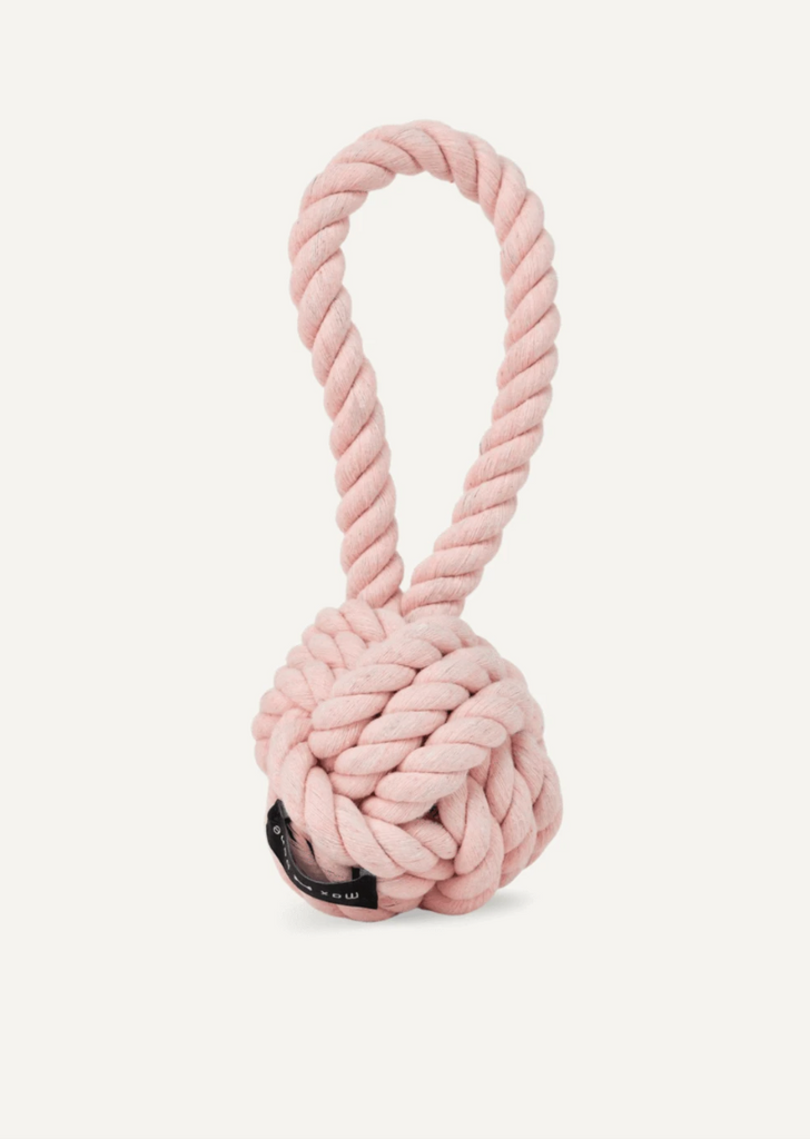 Large Twisted Rope Toy - Pink